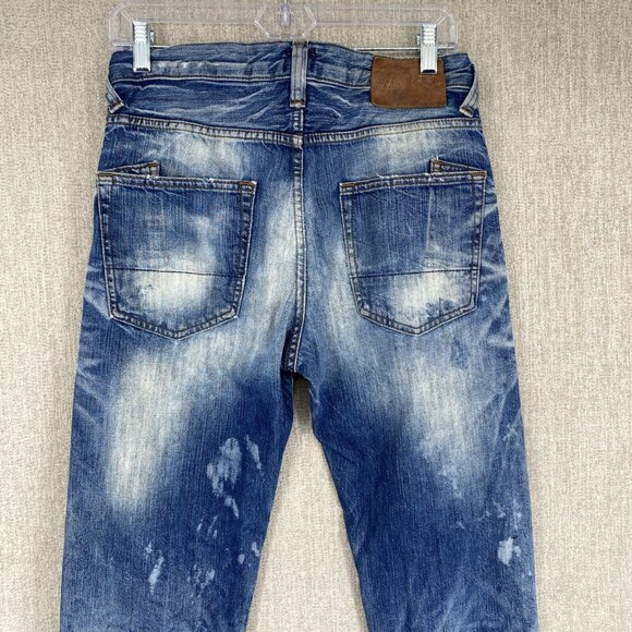 PRSP Jeans 30X33 Denim Slim Straight Rambler Cotton Portugual Button Fly - Picture 9 of 16